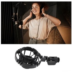 Resim Xindoker Akg C2000/c3000/c4000/c214/c314/c414 Mikrofonları İçin Abs Materyalden Hafif Ve Dayanıklı Sarsıntı Emici Tutucu, Ses Kalitesini Artırır 