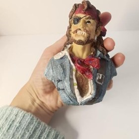 Resim Kumbara Banka Kutusu Birikim Karayip Korsanı Biblo Heykel Ev Süsü Dekor 