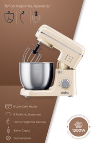 Resim Sinbo Smx-2771 Stand Mikser | 1300w, 5l, Hamur Yoğurma Stand Mikser - Mutfak Şefi 