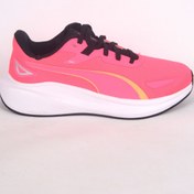 Resim Puma 379437-19 Skyrocket Lite Fileli Rahat Ortopedik Taban Esnek Hafif Beyaz-pembe Günlük Kadın Spor 
