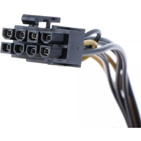 Resim Keepro 30 cm 6+2 Pin Pci Express Dişi To 2x 15 Pin Erkek Sata Kablo 6+2 Pci Exp 15 Pin Erkek Sata Güç Kablo 