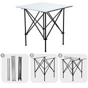 Resim Argeus 54024 Akordion Katlanabilir Alüminyum Silver Kamp ve Piknik Masası 