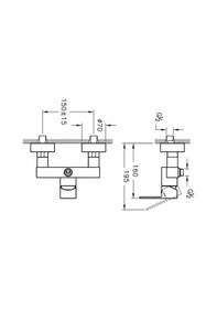 Resim Artema Flo S A41938 Duş Bataryası Krom 