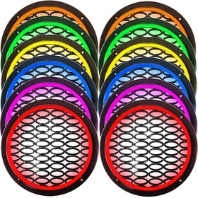 Resim Midrange Kapağı Neon Ledli 16cm 2 adet EGB eg-8999 