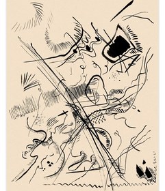 Resim Kandinsky Sketch N1 - Art Print - Matt Studio / 50x70 cm 