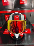 Resim MT Helmets Targo s Sergio garcia b5(şeffaf vizörlü)kask 