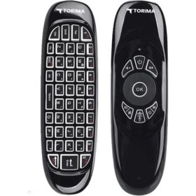 Resim Torima 2.4g Kablosuz Air Mouse ve Mini Klavyeli Uzaktan Akıllı Kumanda Android Tv Uyumlu 