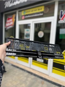 Resim Wv Model İsime Özel Pleksi Plakalık 