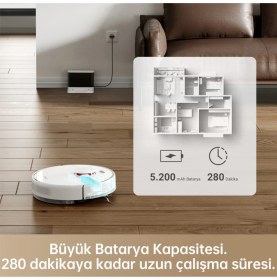 Resim Dreame Moplu Robot Süpürge Beyaz 