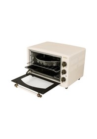 Resim Simfer 3495 Retro Bej 34 LT Statik Mini / Midi Fırın - 4 Fonksiyon, Programlanabilir Pişirme & Isı Kontrol 