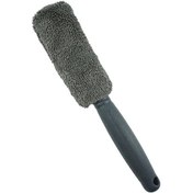 Resim Chenkestoreone Dayanıklı Gri Taşınabilir Oto Fırçası Ergonomik Sap Jant Temizleme Aracı 