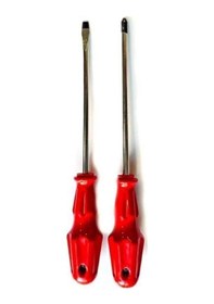 Resim Büro Ev Atölye Hobi Takım Çantası İçin 5x100 2parça Düz Yıldız Tornavida Seti 