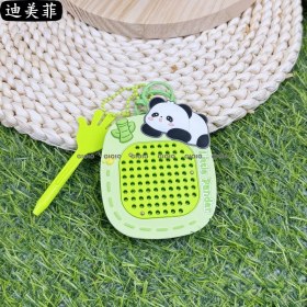 Resim Silver1 Gıoıo Yeni Eğlenceli Bulmaca Animasyon Dıy Anahtarlık Kolye Yaratıcı Zarif Sevimli Evcil Hayvan Sırt Çantası Kolye Hediye (Yurt Dışından) 