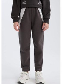 Resim DeFacto Kız Çocuk Beli Paçası Lastikli Jogger Eşofman Altı D3841A824WNAR227 Antrasit 