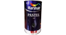Resim Marshall Pastel Mat Siyah Boya 2,5 Lt 