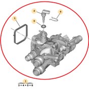 Resim Peugeot 3008 (2024-2025) 1.2 Benzinli Hybrid Termostat (Orijinal) 