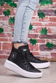 Resim U.S. Polo Assn. U.S Polo Clementine Siyah Cilt Kadın Sneakers Ayakkabı 