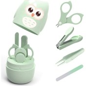 Resim Padalink Yeni Doğan Bebek Tırnak Bakımı Seti Yeşil 4'lü: Tırnak Kırıcı, Makas, File Ve Çımbız - Güvenli Ve Hassas Kullanım 