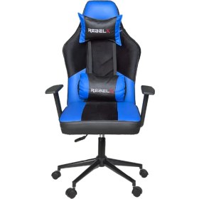 Resim Rebelx Oyuncu Koltuğu Zero Krom Ayak Mavi Renk 