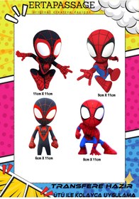 Resim ErTaPassage Spidey DTF Ütüyle Yapışan Transfer Baskı 