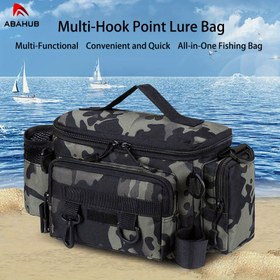 Resim ABAHUB Çok Amaçlı Yem Çantası - Omuz Çantası, Crossbody Çanta ve Bel Çantası ile Organizatör ve Benzersiz Depolama Özellikleri 