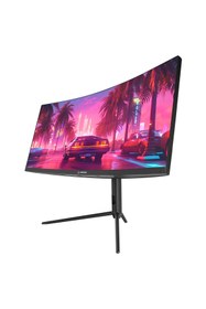 Resim Rampage RAIDEN RA30R200C 30 200Hz 1ms AUO VA WFHD AdaptiveSync RGB Pivot Curved Oyuncu Monitörü 