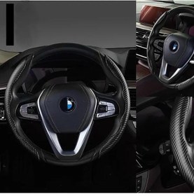 Resim Novahub Gri Yeni Karbon Fiber Süet Otomobil Parçaları Güvenlik Kaymaz Direksiyon Kılıfı Evrensel Araba Direksiyon Koruyucusu Araba Aksesuarı İçin Gri 