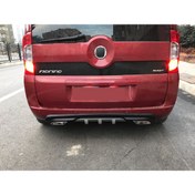 Resim Universal Fiat Fiorino Difüzör Arka Tampon Çift Egzoz Çıkışlı 