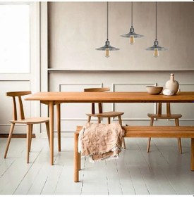 Resim Riolight Vintage,retro,rustik Gri,gümüş Fırçalı Patinalı 3xe7 Metal Masa Üstü Sarkıt Avize En:60cm Gri Gümüş 