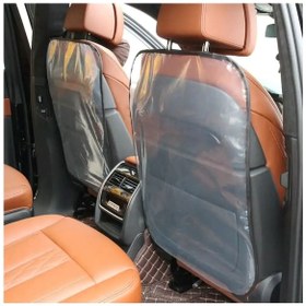 Resim Mc.pierobaby Silinebilir Oto Araba Koltuk Arkası Koruyucu Şeffaf 