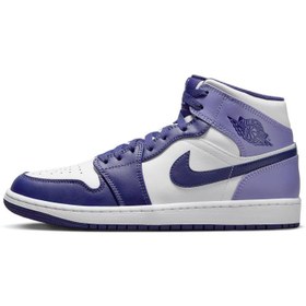 Resim Air Jordan 1 Mid Erkek Basketbol Ayakkabısı 