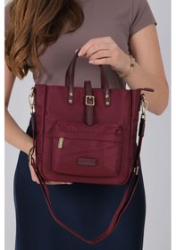 Resim Silver Polo Sp1218 Kadın El Çantası Saten Bordo-bordo 