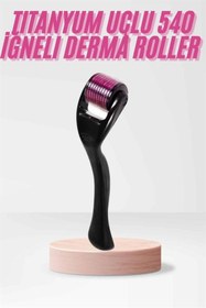 Resim Epilons 540 Iğneli Derma Roller 1Mm Titanyum Uçlu Saç Kaş Serum Kullanımına Uygun 