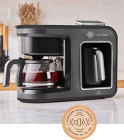 Resim Karaca KONUŞAN Közde ve Sütlü Türk Kahvesi, Sütlü İçecek Hazırlama, Filtre Kahve ve Çay Demleme Makinesi 