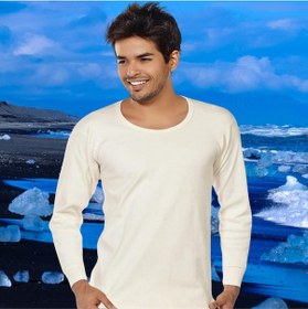 Resim Tutku Interlok Erkek Kışlık Pamuklu Içlik Ekru 