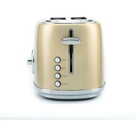 Resim Hype Store Berghoff Gem Metallic 2 Dilim Ekmek Kızartma Makinesi – 815 W, Paslanmaz Çelik Gövde | Gold 