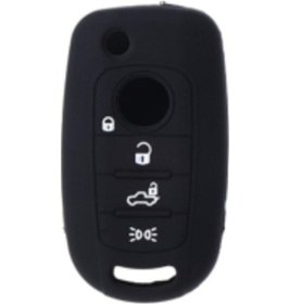 Resim Egea Uyumlu Silikon Anahtar Koruma Kılıfı Siyah Renk 1 Adet 
