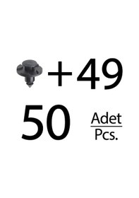 Resim Honda, Nissan, Toyota, Mitsubishi İçin Davlumbaz Ve Çamurluk Klipsi- 50 Adet 