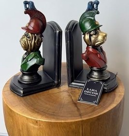 Resim Tavşan Köpek Kitap Tutucu 