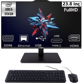 Resim Casper Nirvana A80.1342-BV00X-V-S-K045 i5-13420H 64 GB 2 TB SSD 23.8" W11P FHD AIO Masaüstü Bilgisayar 