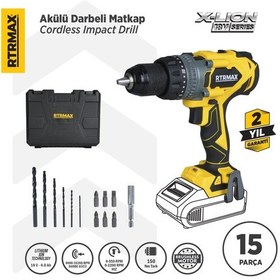 Resim RTRMAX RTX3020B Kömürsüz 150 Nm | Akü Hariç Şarjlı Darbeli Matkap 
