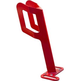 Resim Bisiklet Otoparkı Bisiklet Koyma Yeri Bisiklet Bağlama Demiri Kırmızı 