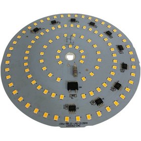 Resim 220 Volt 100 Watt Smd 2835 Ledli Hazır Projektör Ledi Gün Işığı Yuvarlak Pcb Avize Ledi 