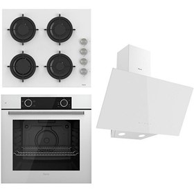 Resim Statik CS Serisi Beyaz Ankastre Set (CS206 - XE61CB - D078) 