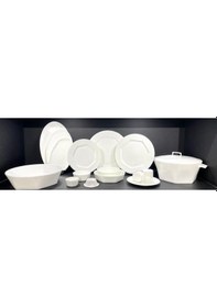 Resim Koleksiyon Mislina 122 Parça Yemek Takımı Sade 