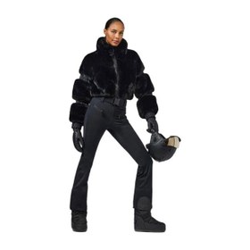 Resim Goldbergh Lieke Kadın Siyah Kayak Tulumu 