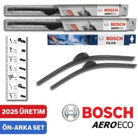 Resim Bosch Skoda Roomster Ön Arka Silecek Takım 2014-2015 Aeroeco-rear 