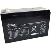 Resim Ttec 12 Volt 7 Amper - 12v 7ah - 12 V 7 Ah Amper Kuru Tip Akü Ups Güç Kaynağı Aküsü Pili Bataryası 