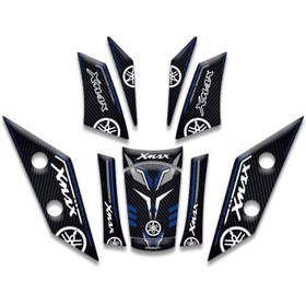Resim YAMAHA XMAX TANK PAD SET (2018/2022) UYUMLU 02 