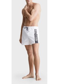 Resim Calvin Klein Erkek Mayo Short Km0km00991 Ycd Beyaz 